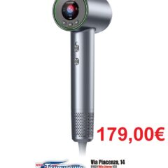 Asciugacapelli a ioni negativi con motore brushless da 110.000 (modello dyson)