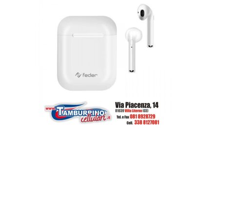 Feder Auricolari Bluetooth TOUCH Wireless Garanzia italia