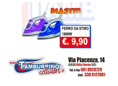 FERRO DA STIRO CON CALDAIA DPM 738 SERBATOIO 700 ML 2000 WATT 3.5 BAR