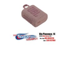 JBL Speaker Portatile Ricaricabile Go 3 Wireless Bluetooth ROSA