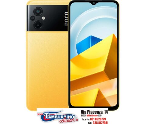 XIAOMI POCO M5 6+128GB ITALIA YELLOW