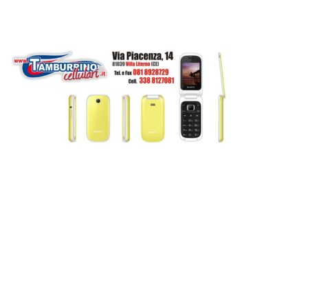 MAJESTIC LUCKY 48 FOTOCAMERA VIVAVOCE UMTS GIALLO