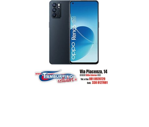 OPPO RENO 6 8+128GB 5G BLACK OCCASIONE