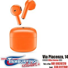 AURICOLARI BLUETOOTH CELLULARLINE TWS MUSIC SOUND SWAG MS ARANCIONE