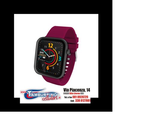 TECHMADE SMARTWATCH HAVA ALLUMINIO SATURAZIONE/PRESSIONE 1.68″ RED