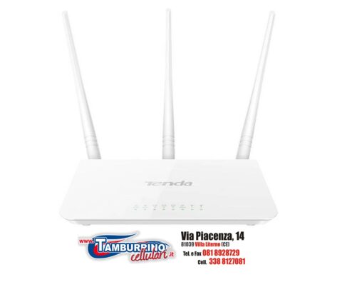 ROUTER TENDA F3 – WIRELESS-N 300 Mbps 1PT WAN + 3PT LAN