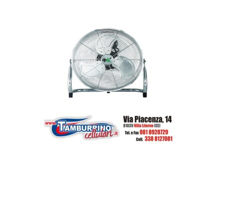 VENTILATORE DA PAVIMENTO DPM FE45C ALISEI PALA 45CM 140W IN METALLO