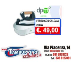 FERRO DA STIRO CON CALDAIA DPM 738 SERBATOIO 700 ML 2000 WATT