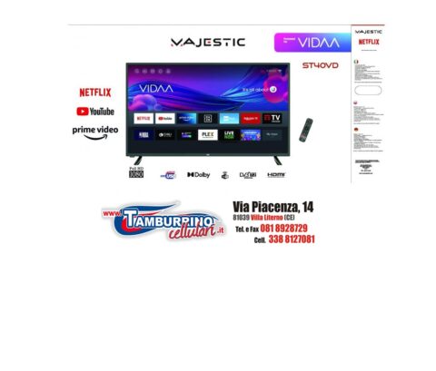 MAJESTIC TELEVISORE  FULL HD DA 43” SMART