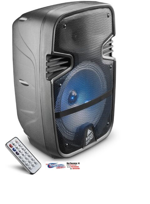 CELLULARLINE Party Box| Speaker bluetooth con luce led con telecomando