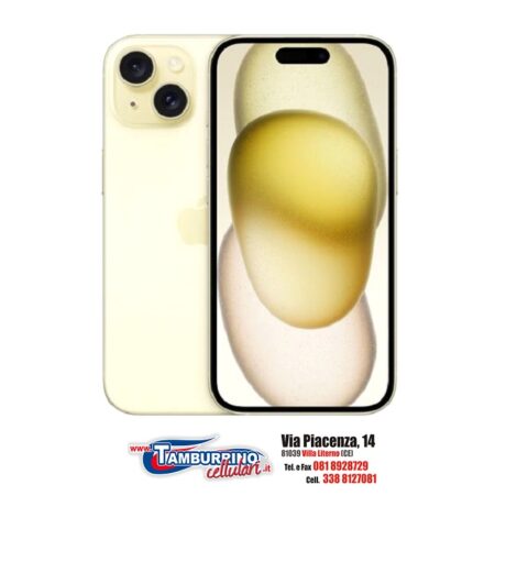Apple Iphone 15 128GB Italia Giallo