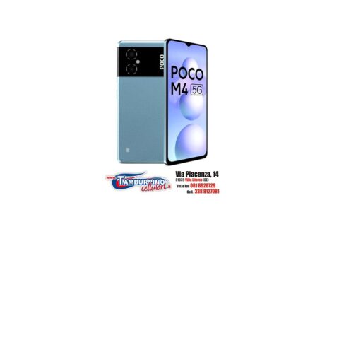 XIAOMI POCO M4 5G 64GB 4GB ITALIA Blu