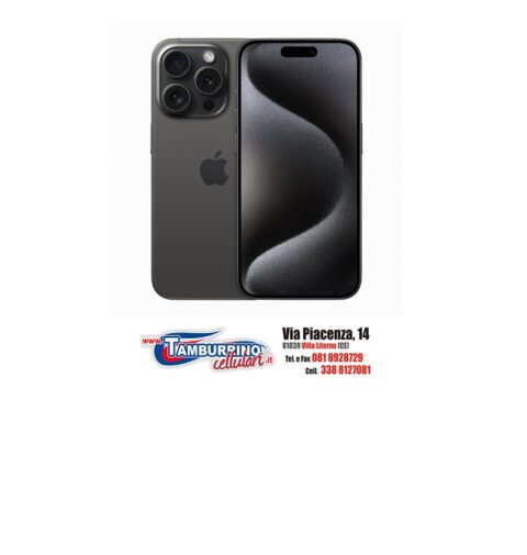 APPLE iPhone 15 Pro Max 256 GB BLACK TITANIUM