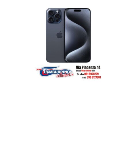 APPLE iPhone 15 Pro Max 256 GB Titanium BLU ITALIA