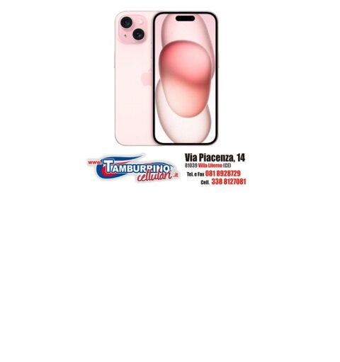 Apple iPhone 15 128GB ITALIA Rosa