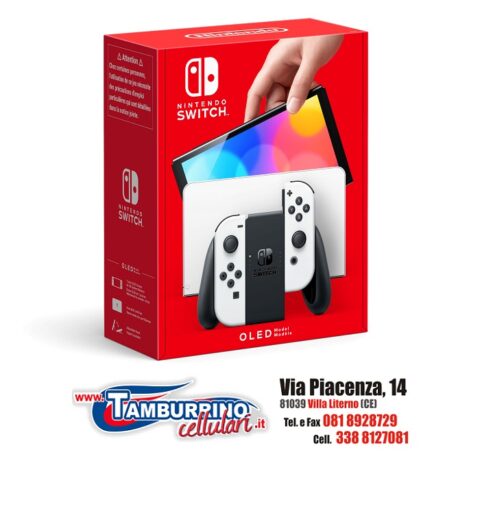 NINTENDO Switch OLED con Joy-Con Colore Bianco
