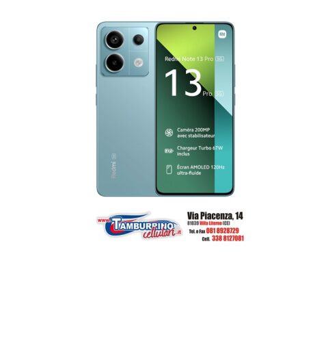 XIAOMI NOTE 13 PRO 8+256GB 5G ITALIA BLU