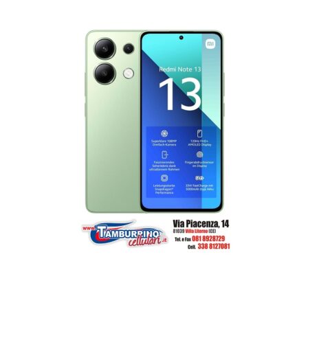 XIAOMI NOTE 13 8+256GB ITALIA GREEN