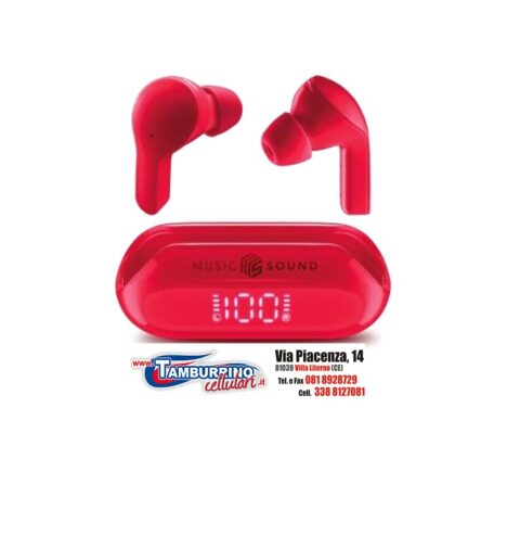 CELLULARLINE AURICOLARE SLIDE RED