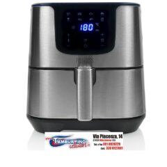 Princess Aerofriggitrice Digitale Deluxe Xxl 5,5 L 1700 W Nera Argento