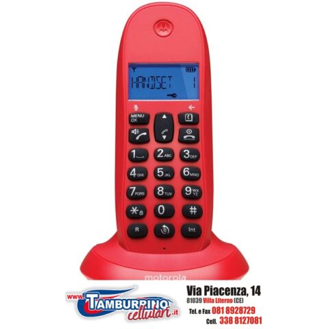 MOTOROLA CORDLESS C1001LB+ RED