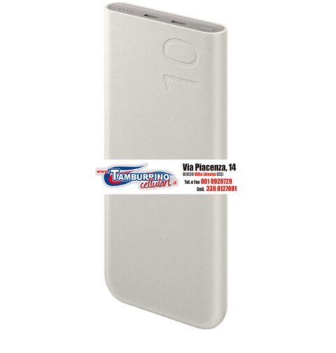 SAMSUNG Powerbank Galaxy 25 Watt 10.000 mAh Colore Beige