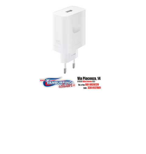 REALME VCBBOAEH POWER ADAPTOR CARICABATTERIE SUPERVOOC 120W WHITE