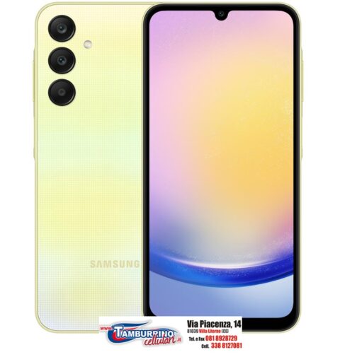SAMSUNG A25 8/256GB 5G ITALIA GIALLO
