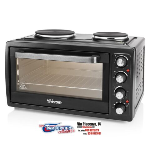 TRISTAR Forno a Convezione con 2 Piastre Cottura 38 L 3100 W Colore Nero