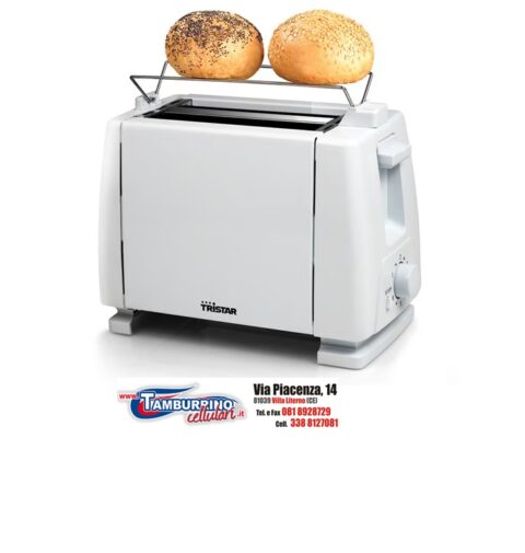 TRISTAR Tostapane Bianco Metallo 750 W 230 V BR-1009