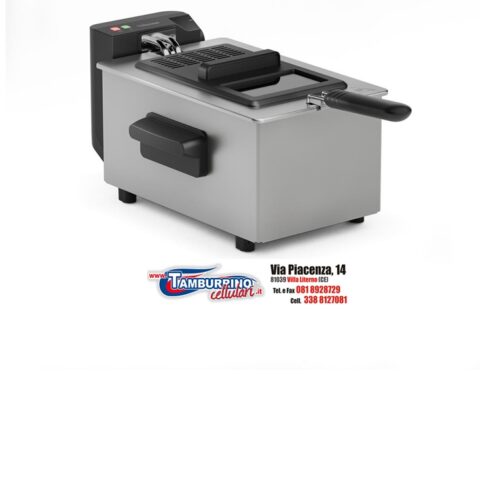 Tristar Acciaio inossidabile Friggitrice Elettrica, 2000W, 3 litri, FR-9338 - Cucina e Casa